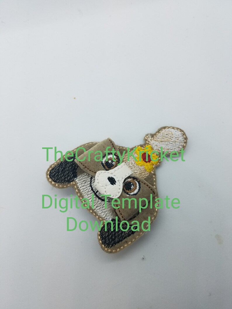 Secret Life of Pets Daisy Mini Pony clip Hairbow Digital template