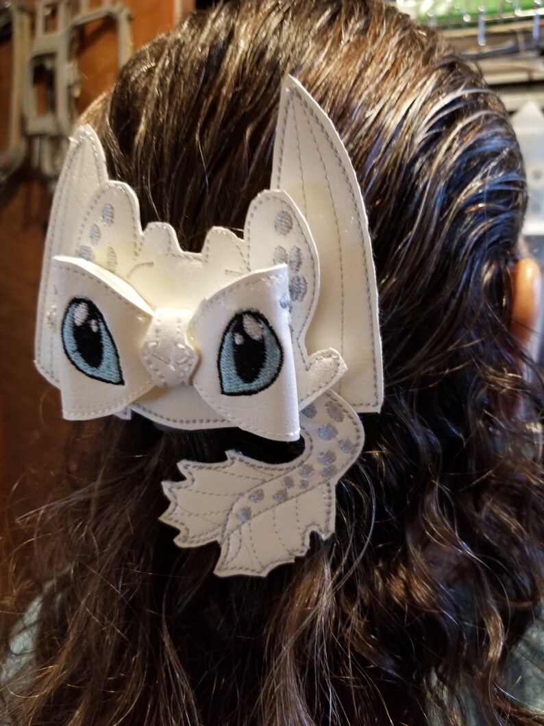 Light Fury Inspired HairBow