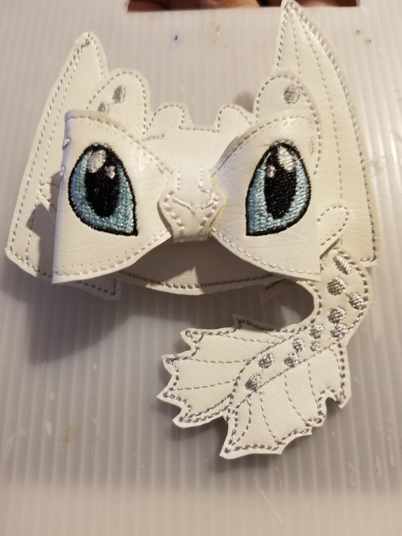 Light Fury Inspired HairBow