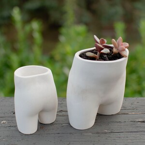CLOSING SALE! Porcelain Butt Planter