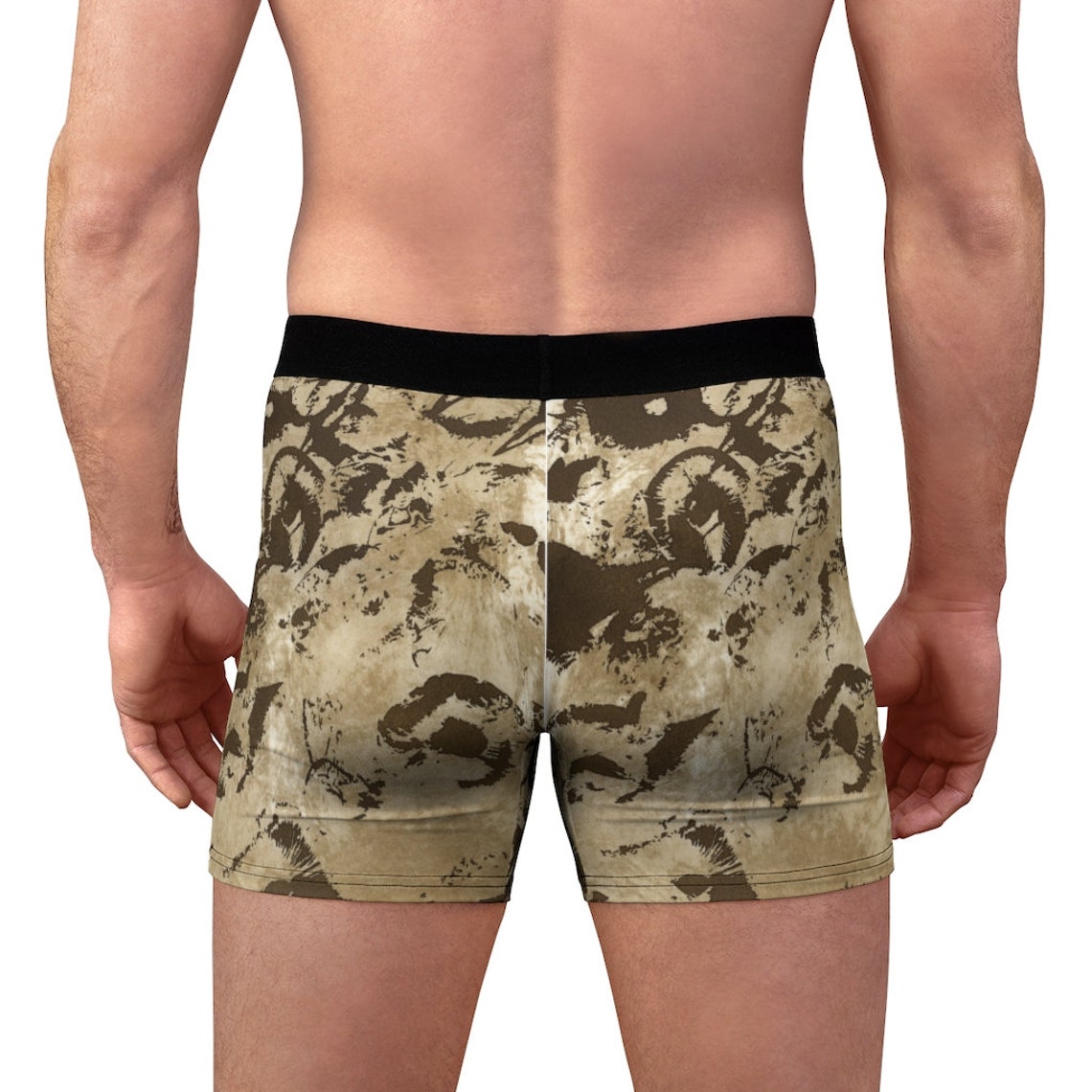 Brown Mushroom Men's Boxer Briefs Etsy
