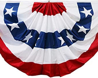 Patriotic Bunting Banner American Flag 3' X 6' - Etsy
