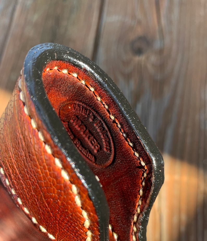 Springfield Hellcat Pocket Holster Lined With Exotic Ostrich Etsy