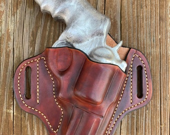 Ruger Alaskan 2.5" barrel OWB Flat Back Pancake Holster
