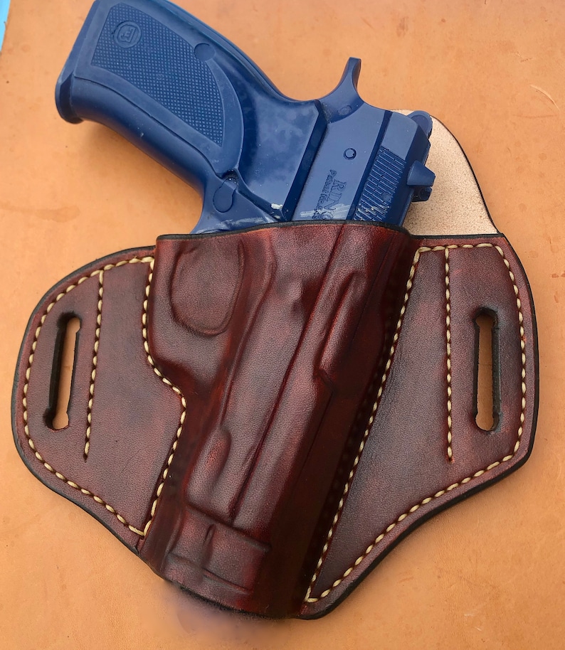 CZ 75 Compact Flat Back Pancake Holster Etsy