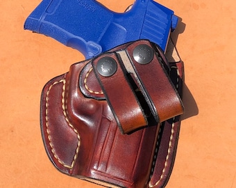 Ruger LCP, LCPII, LCP max iwb holster- snap loop or metal clip