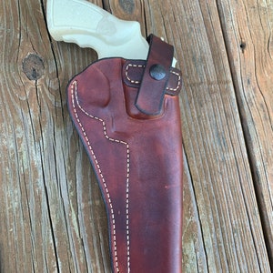 Ruger GP100 OWB Field holster with drop leg option