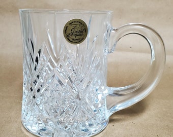 Vintage Cristal d'Arques France Masquerade Crystal Mug - PLUS DE 24% DE  |  Made in France