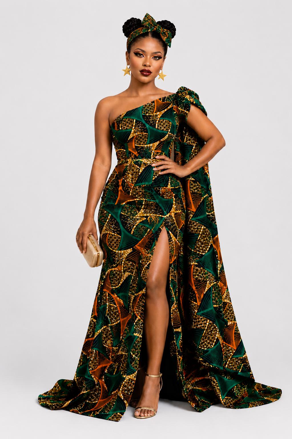 Dashiki Gown