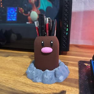 Diglett Pen / Pencil Holder