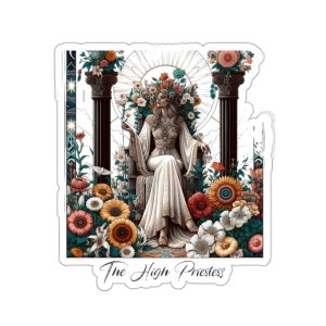 Kiss-Cut Stickers The High Priestess Tarot