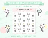 Cute Planner Clip Printable Planner Sticker/ Paper Clip Printable Planner Sticker/ Planning Planner Sticker/ Bookmark/ Digital/ P0068