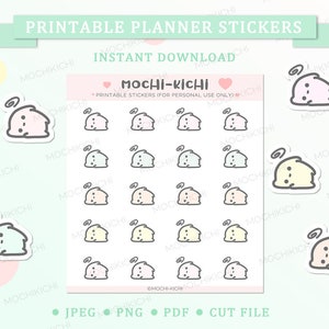Adesivo de planejador para impressão tonto fofo / Adesivo de planejador para impressão estressado / Adesivo de planejador para impressão Emoji / Cansado / Download instantâneo P0198