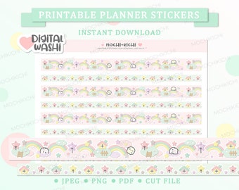 Mochikichi Rainbow Planner Sticker Bundle/ 3rd Anniversary Kit