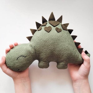 Dinosaur nursery decor, felt toy, boys dinosaurs, toy dinosaurs, baby boys toys, dino baby toys, natural baby toys image 1