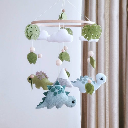 Dinosaur Baby Mobile Crib Mobile Newborn Nursery Decor Etsy