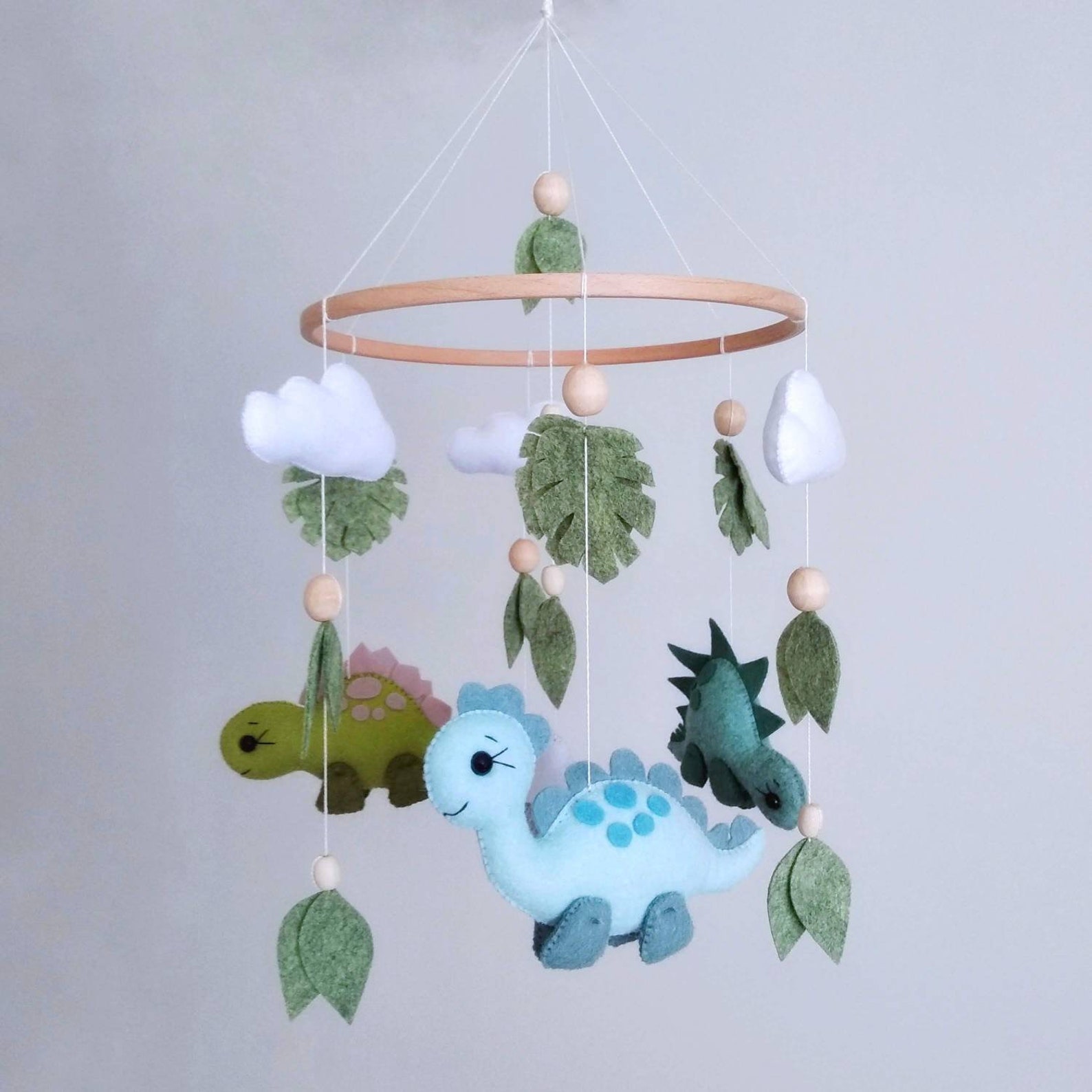 Dinosaur Mobile Crib Mobile Dino Nursery Decordinosaur Etsy