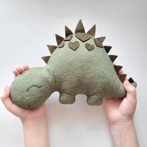 Dinosaur nursery decor, felt toy, boys dinosaurs, toy dinosaurs, baby boys toys, dino baby toys, natural baby toys image 4