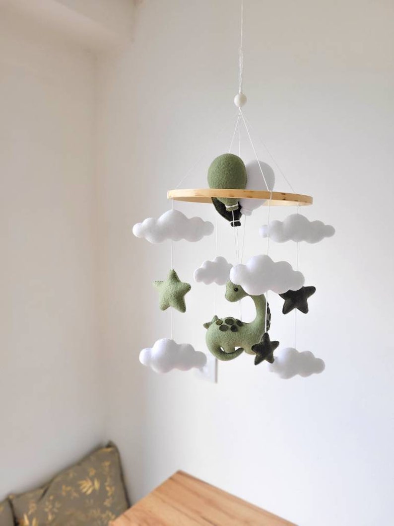 Dinosaur Baby Mobile Crib Mobile Newborn Nursery Decor Etsy