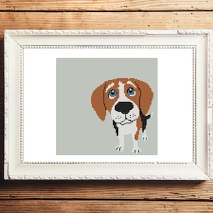 Beagle Dog I Cross Stitch Pattern (Digital Download)