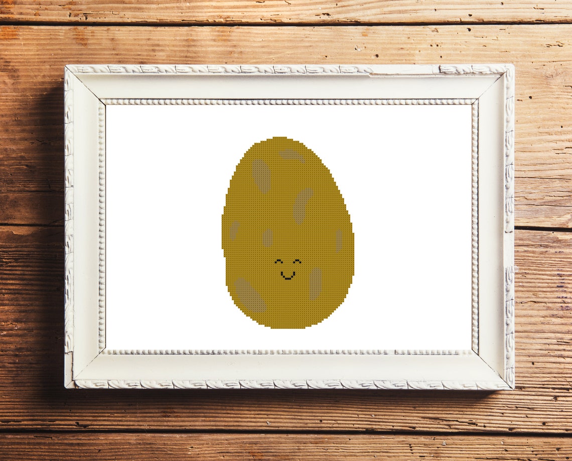 Happy Potato Cross Stitch Pattern Digital Download | Etsy