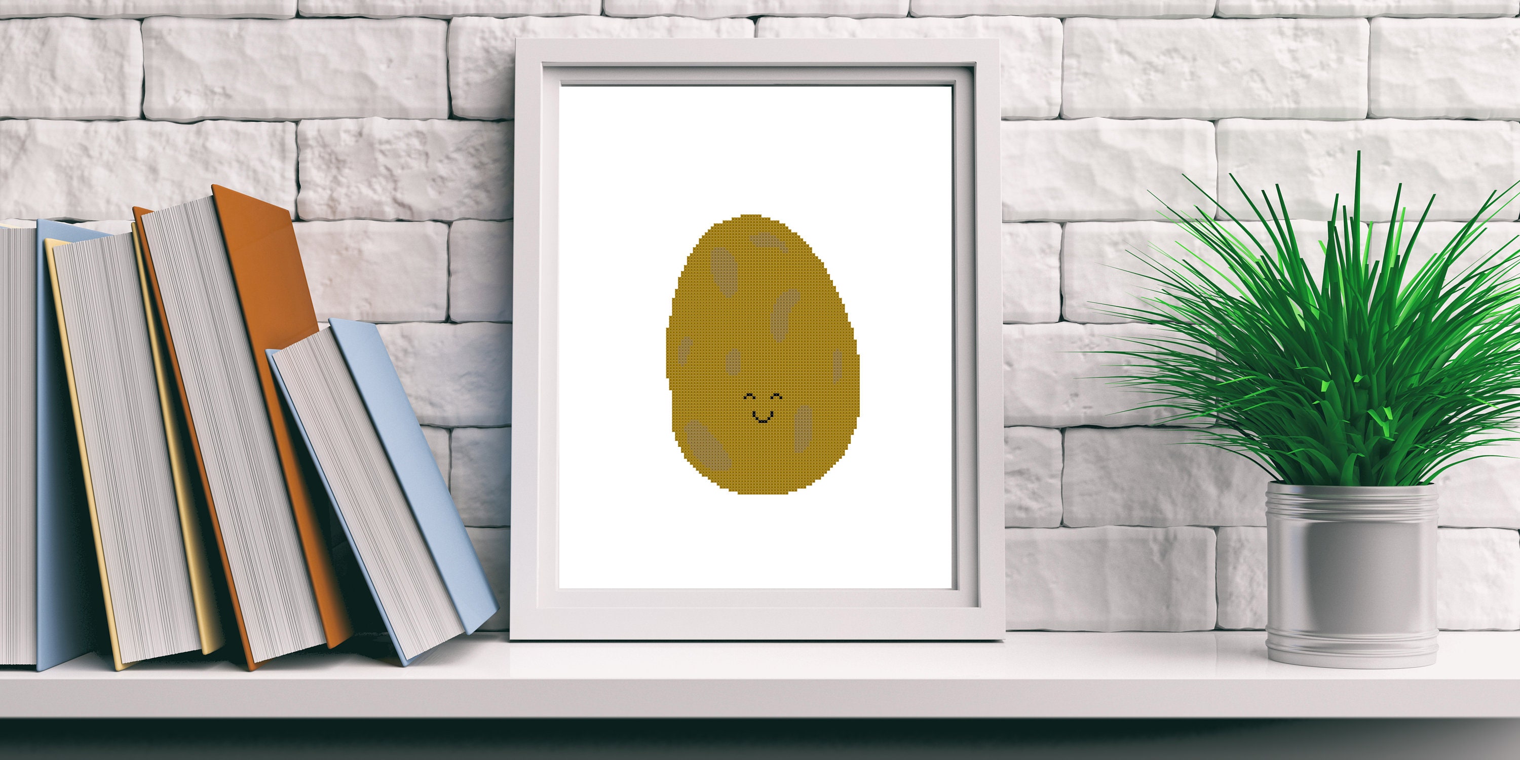 Happy Potato Cross Stitch Pattern Digital Download | Etsy