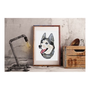 Siberian Husky Cross Stitch Pattern