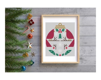 Christmas Ornament I Cross Stitch Pattern