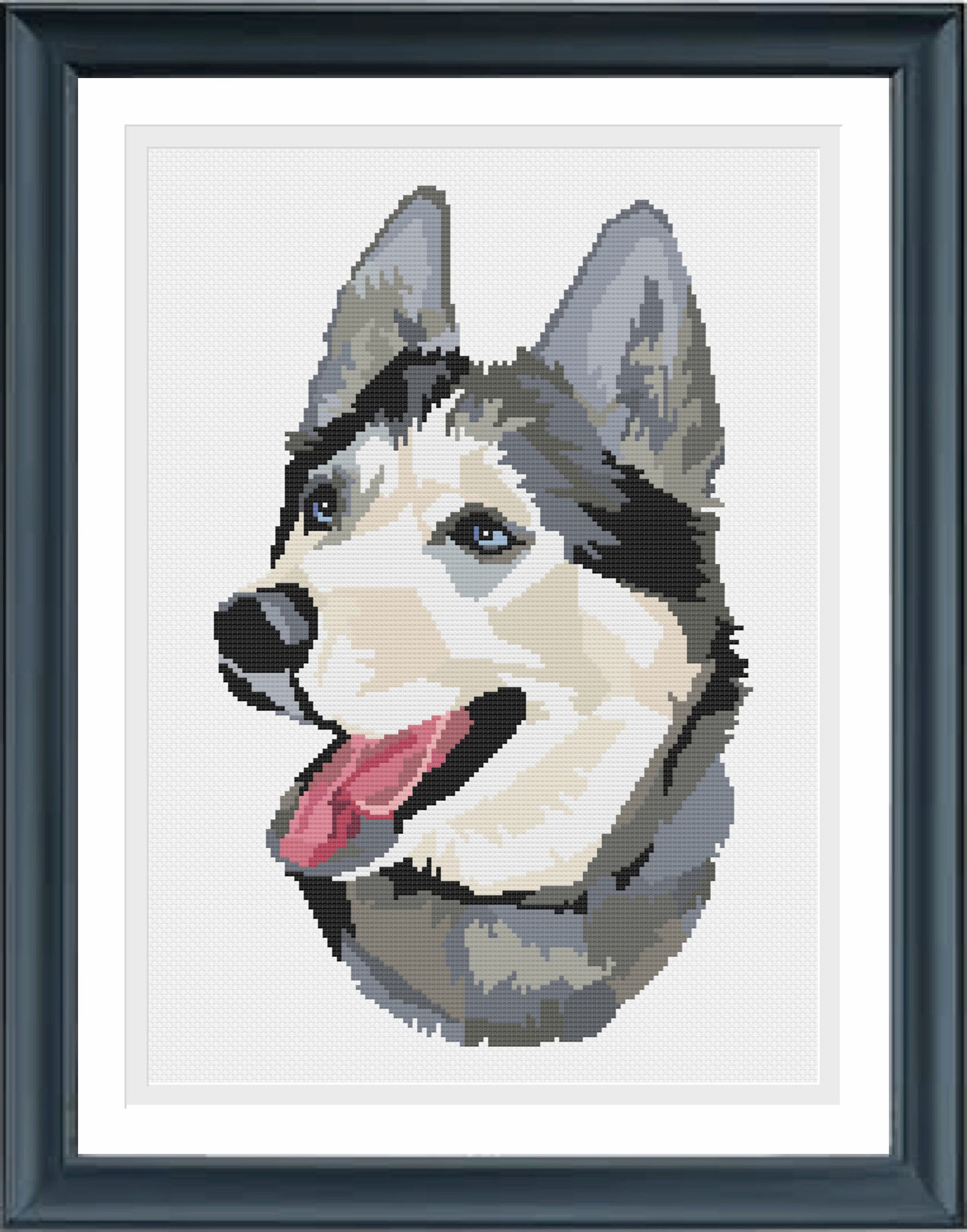Siberian Husky Cross Stitch Pattern Etsy
