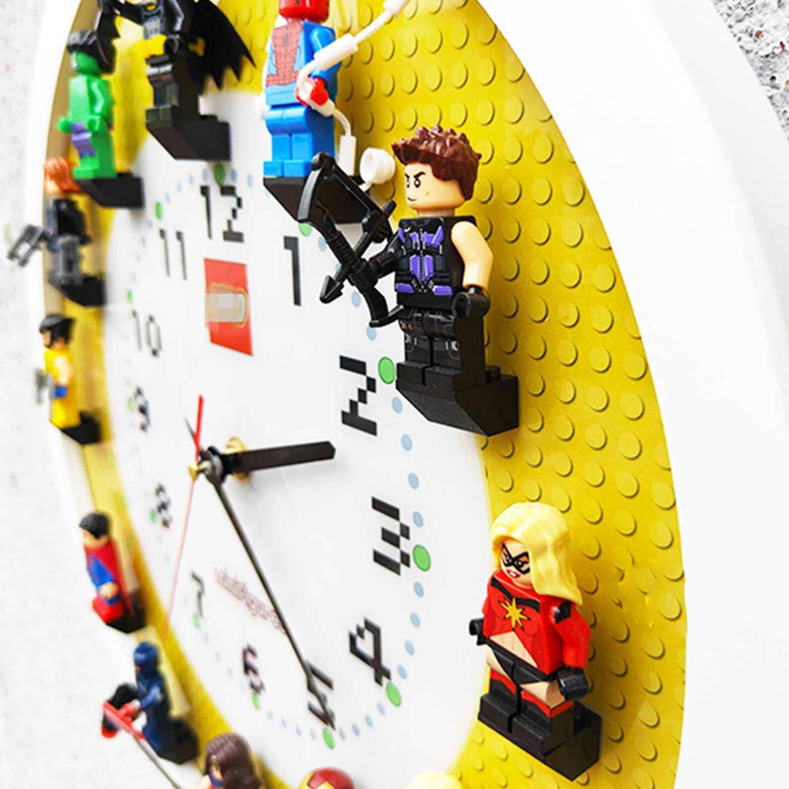 LEGO doll wall clock wall decoration clock sweep seconds mute Etsy