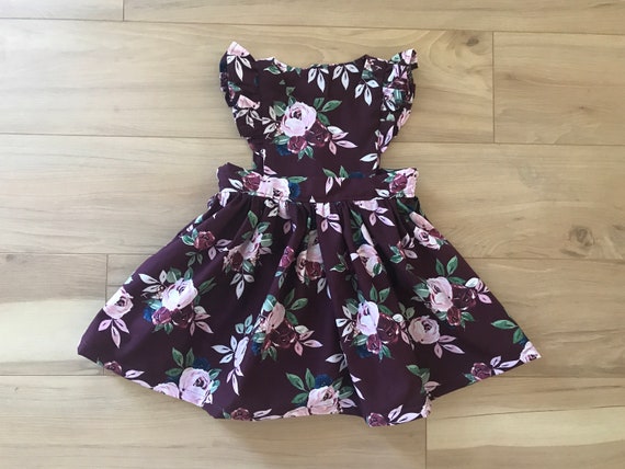 regan pinafore dress