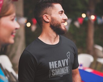 Heavy Smoker Shirt, Tank Top or Hoodie | Funny Grilling Gift For Dad