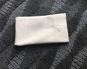 Pochette en cuir véritable