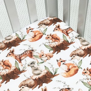 Fitted sheet , 100% cotton , baby US standard crib size , UK cot ,beautiful digital print