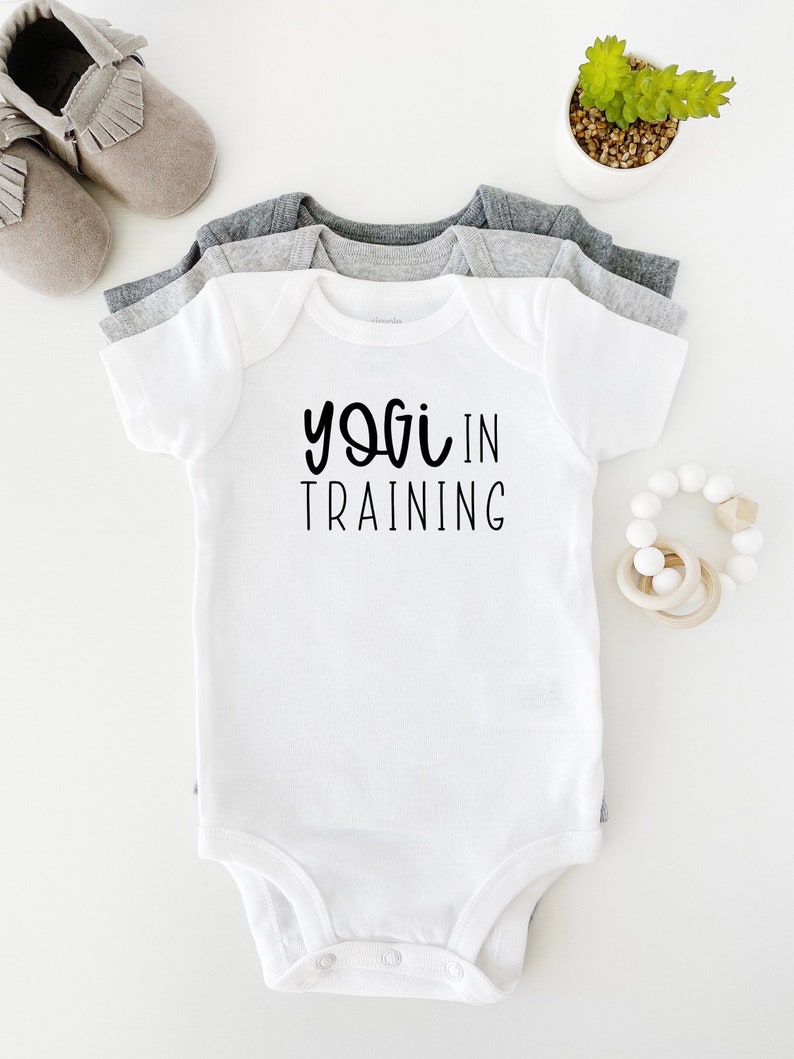 Yogi in Training Yoga Onesie Yoga Baby Yoga Baby Clothes Etsy