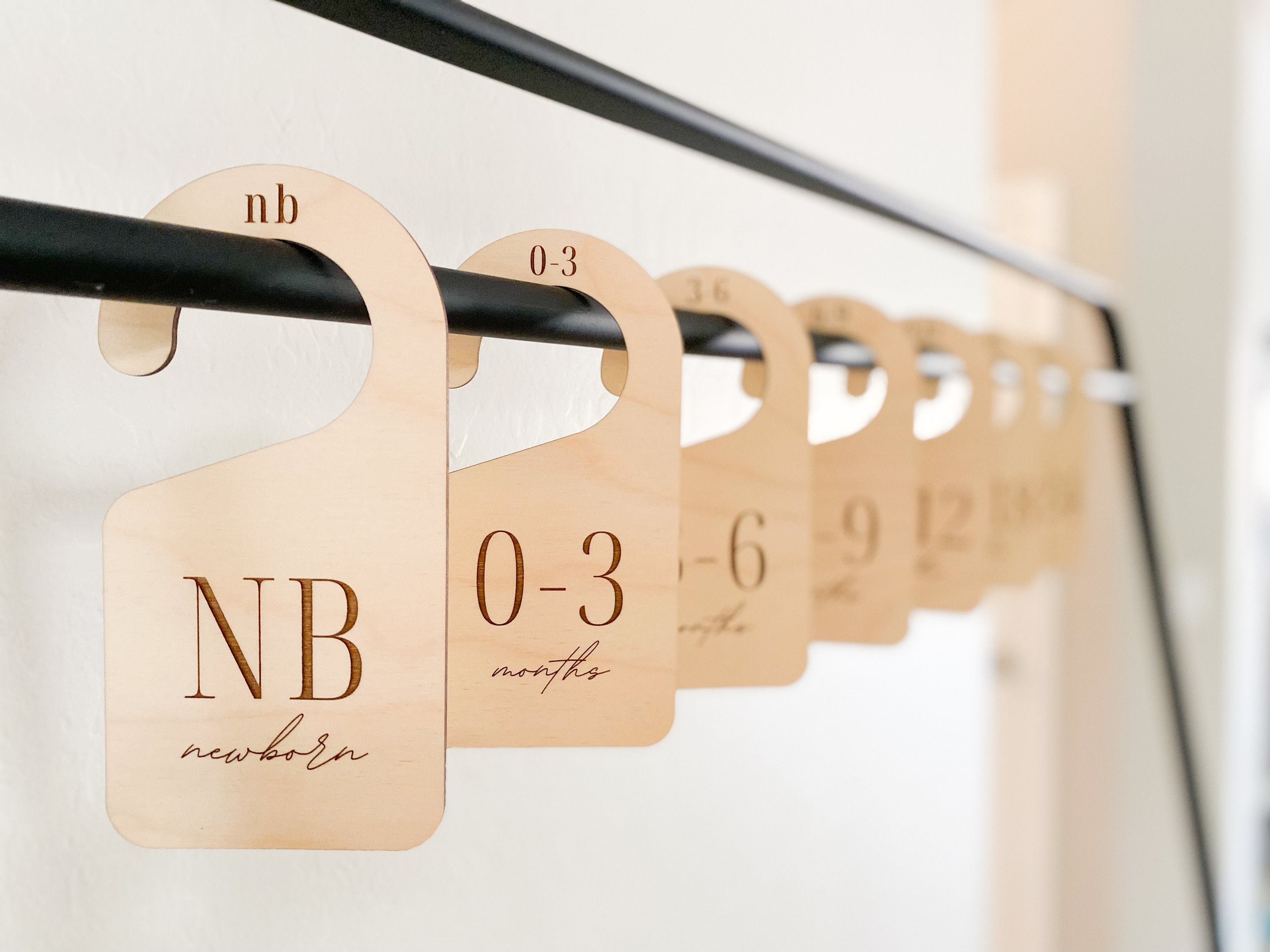 Nursery Closet Dividers Baby Clothes Dividers Baby Shower Etsy