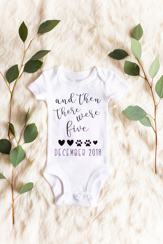 and then there were five onesie