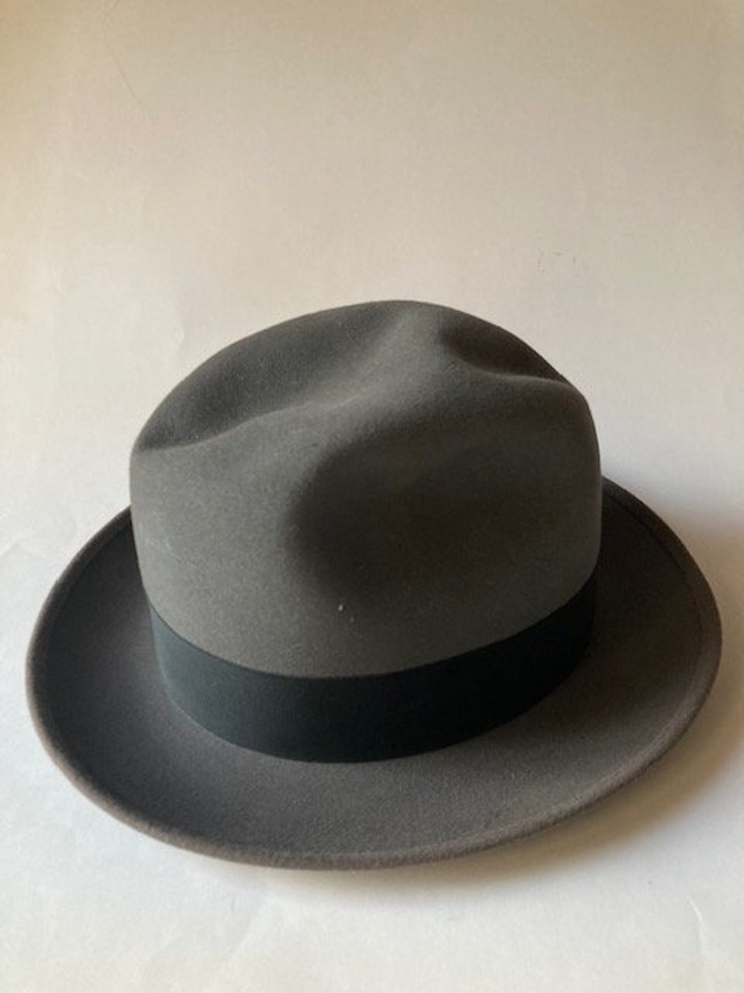 Men's Vintage Grey Fedora 1960s Etsy