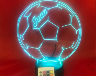 Soccer Lamp Etsy