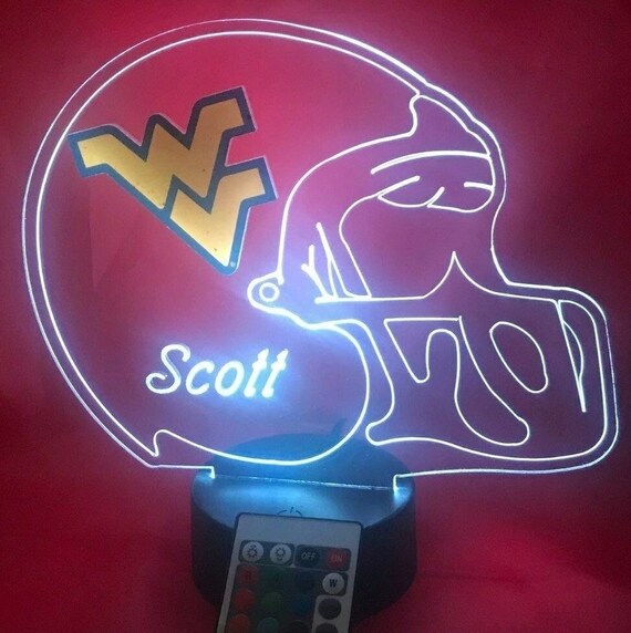 Louisville Cardinals Personalized Night Light Lamp NCAA College Football Light