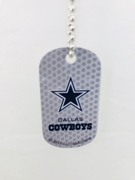 dallas cowboys dog tag necklace