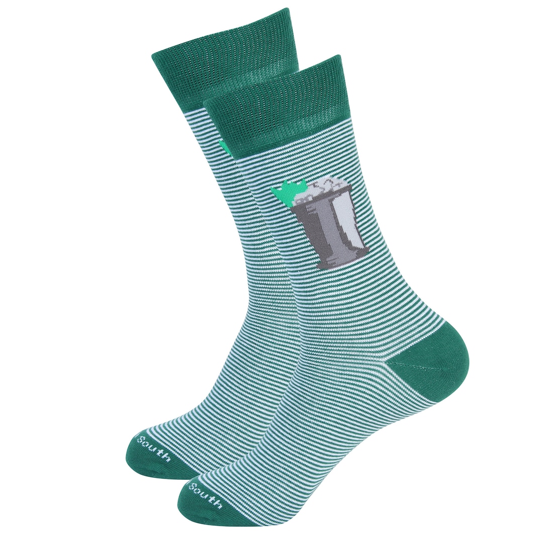 Pink Derby Neck Socks