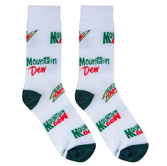 Mountain Dew Mountain Dew Socks Mountain Dew Lover | Etsy