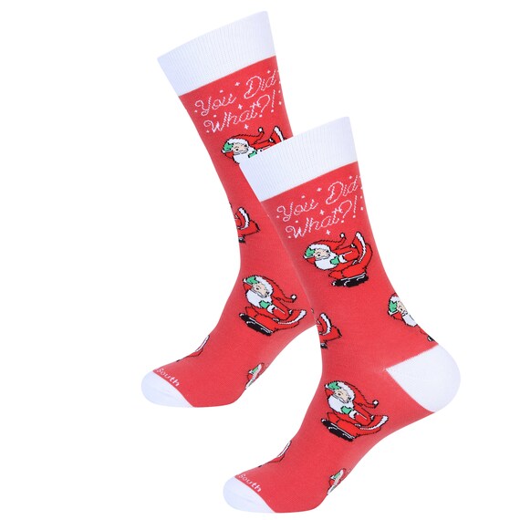 Santa You Did What Socks - Gifts for Him or Her - Christmas Bourbon Gift -  Bourbon Whiskey Gifts - Fun Dress Socks - Boyfriend - Husband - Etsy