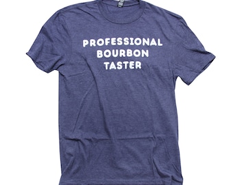 Bourbon Professionell Bourbonprovare T-shirt - Whiskypresenter - Presentidéer - Whiskyälskare - Bourbonsamlare - Roliga T-shirts - Julklappar