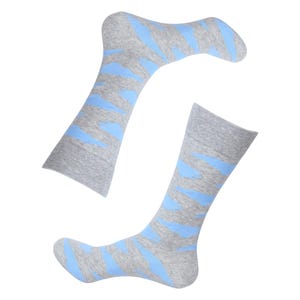 North Carolina Socks - Grey/Blue North Carolina Shape Socks - North Carolina Fans - NC Lovers - NC Gifts - Gifts for Husband - Gifts for BF image 3