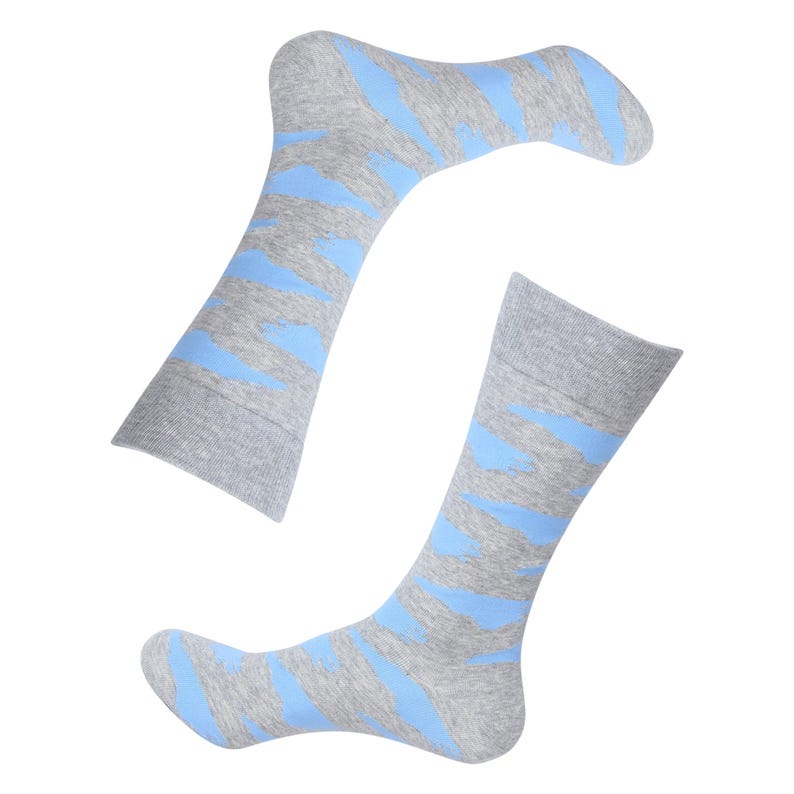 North Carolina Socks - Grey/Blue North Carolina Shape Socks - North Carolina Fans - NC Lovers - NC Gifts - Gifts for Husband - Gifts for BF image 3