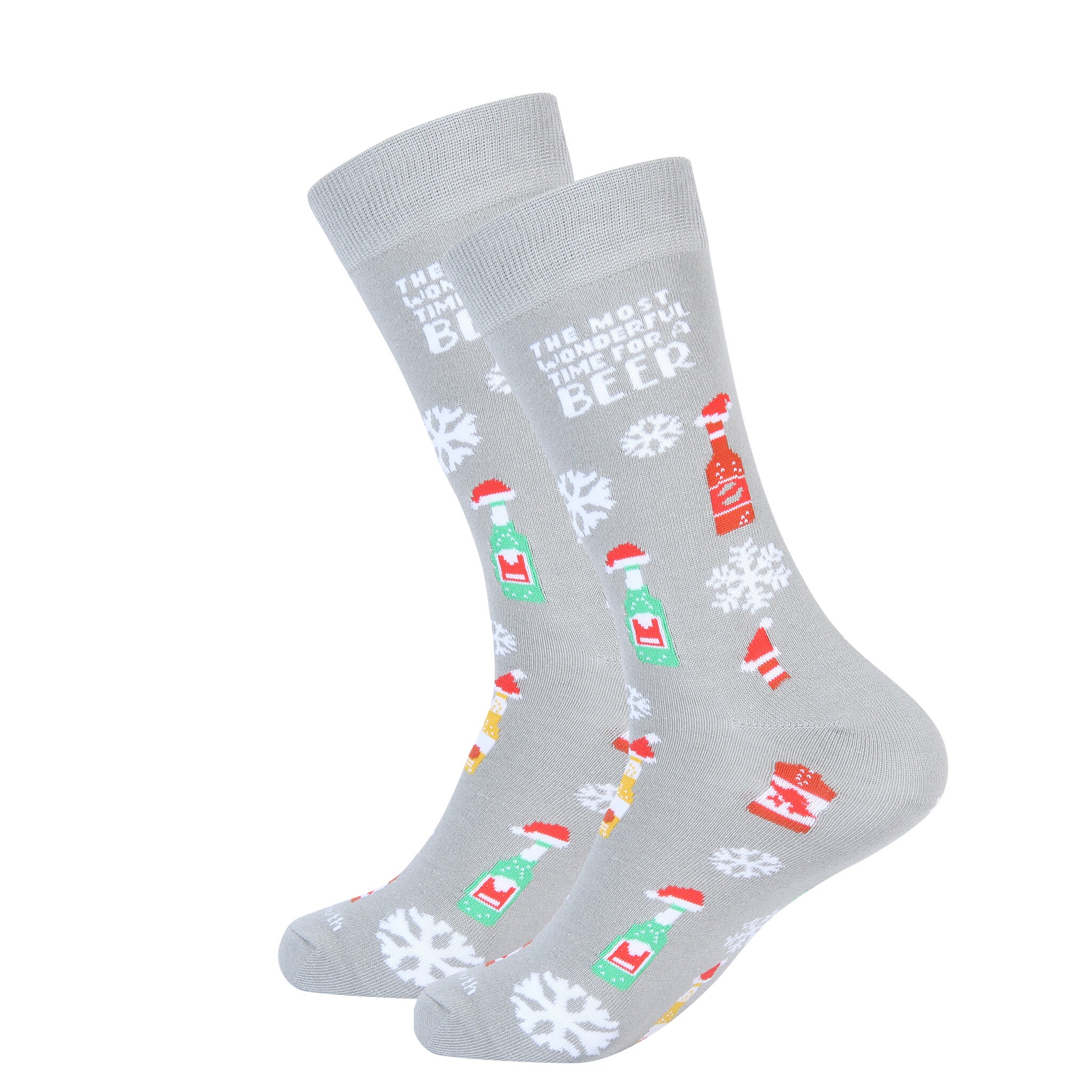 white christmas dresses Toe-May-Toes Men's Crew Socks Black