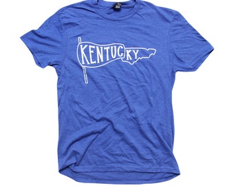 Kentucky Pennant Shirt - Kentucky Gift Ideas - Kentucky Shirts - Husband Gift - Holiday Gifts - Tailgating Shirt - Kentucky Fan Clothing