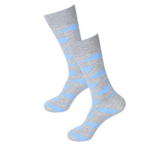 North Carolina Socks - Grey/Blue North Carolina Shape Socks - North Carolina Fans - NC Lovers - NC Gifts - Gifts for Husband - Gifts for BF image 2